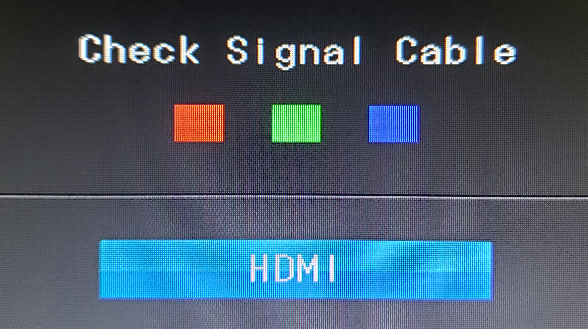 check cable error
